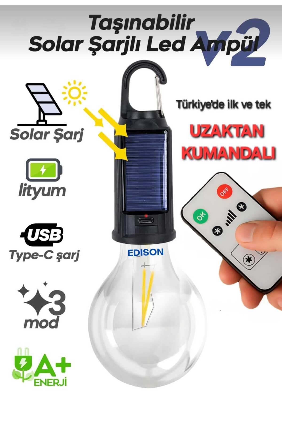 BodyLight®  Solar Led Kamp Ampülü