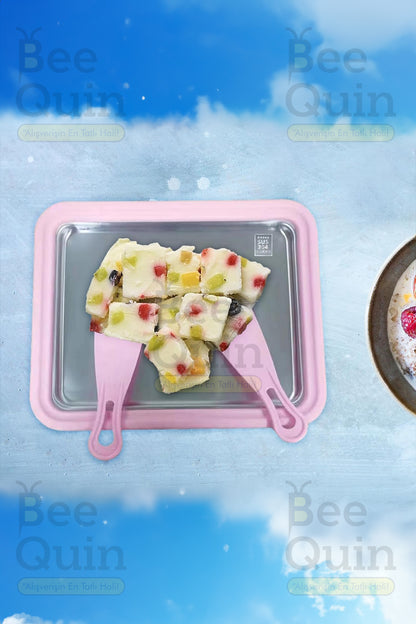 BodyLight®Ev Tipi Spatulalı Kore Tarzı Rulo Dondurma Tavası