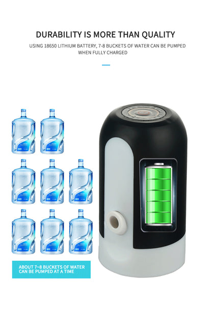 Şarjlı Otomatik Damacana Su Pompası