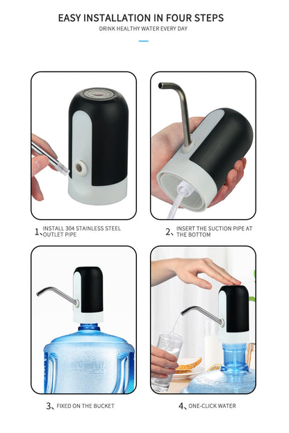 Şarjlı Otomatik Damacana Su Pompası